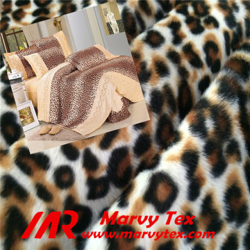 print fabric knitted fabric velboa