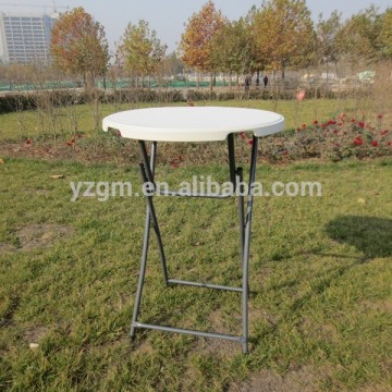 HDPE folding round table, round plastic table, cheap plastic round table Outdoor