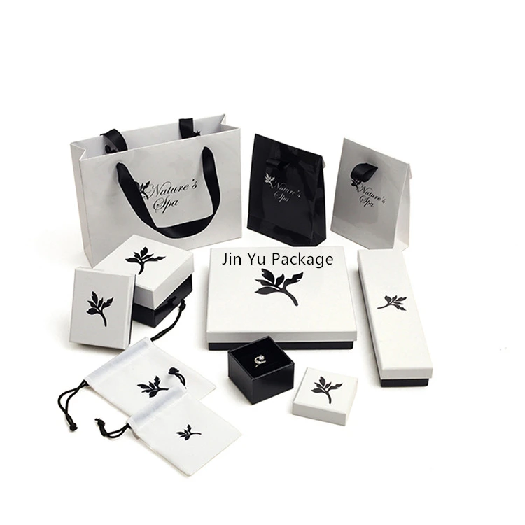 Custom Popular Wedding Jewelry Gift Packaging Boxes Set