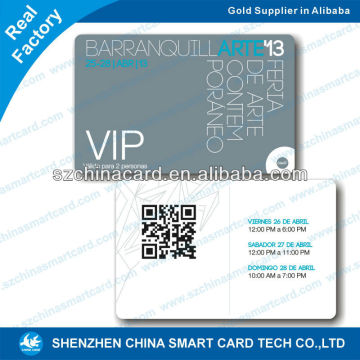 cr80 plastic pvc sample barcode membership card