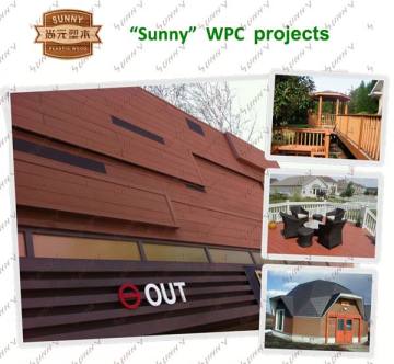 WPC outdoor wall cladding