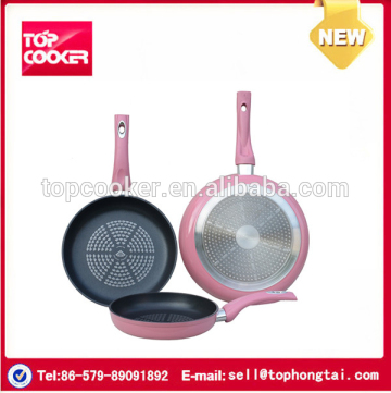 Metallic painting nonstick coating fry pan