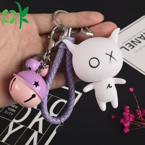 Kotak Andox Keyring Gantungan kunci plastik silikon kustom