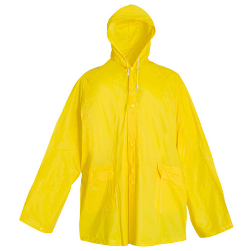 Chubasquero impermeable con capucha de PVC impermeable