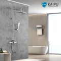 Chrome Single Lever Bathroom Shower for Exposed Installation