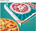 مربع البيتزا، المتاح إخراج ورقة رخيصة مخصصة البيتزا مربع، علب البيتزا المطبوعة المخصصة مع شعار، المتاح إخراج ورقة مربع