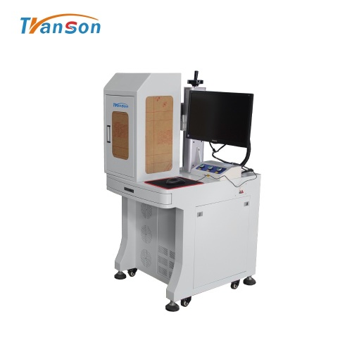 50w Enclosed fiber laser machine with desk