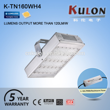Kulon new design 160w waterproof ik10 dei-cast aluminum led tunnel lighting