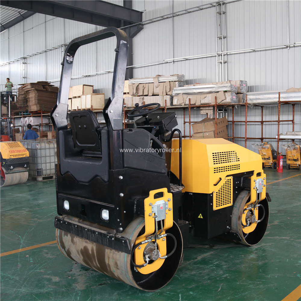 3 Ton Articulated Double Drum Vibratory Roller