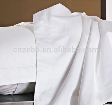 Guangzhou White Single Size 100% Cotton Hospital Bed Sheets