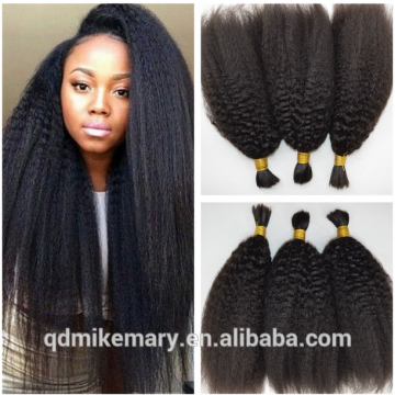 Wholesale Peruvian Yaki Straight Black Hair Bulk For Black Women