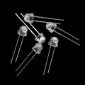 Λευκό LED 5mm Straw-hat 120 μοιρών 6-7lm 5000-5500K