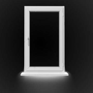 Argon Filled Glass Vinyl Outswing Exterior Door