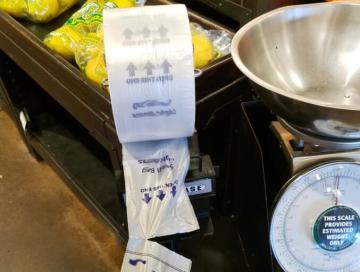 Plastic Freezer Bag with Printing