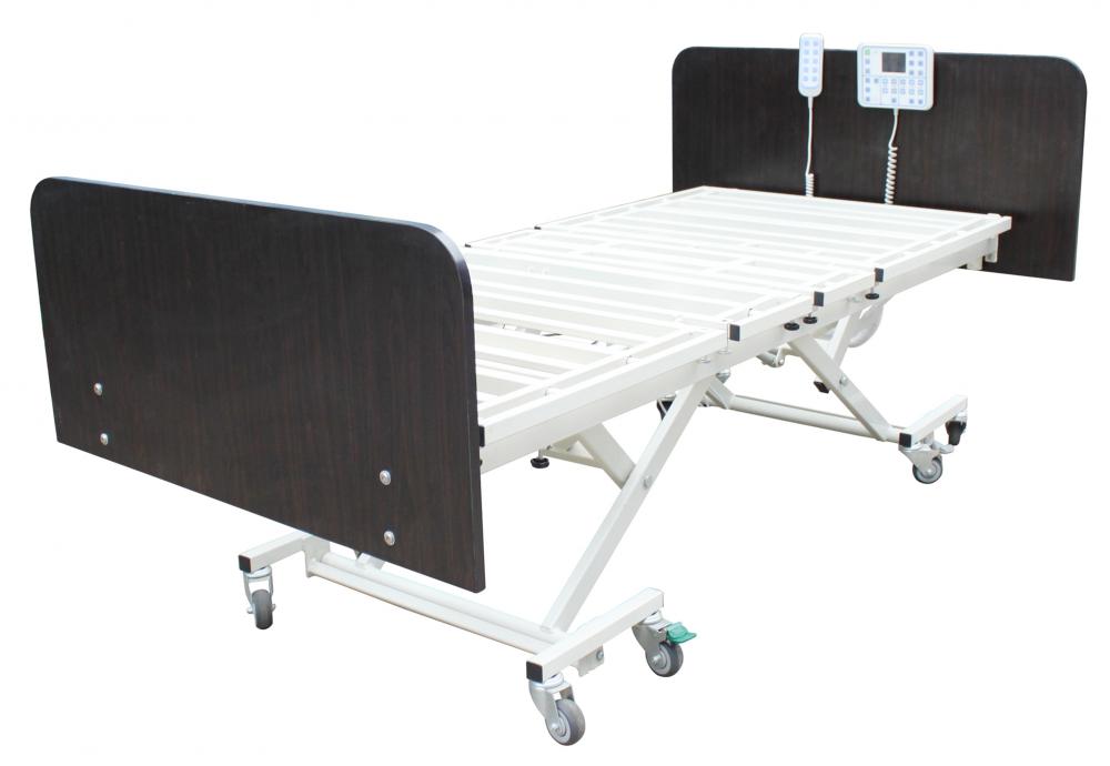 Multiheight Electric Long-Term Hospital Bed with Half Rails