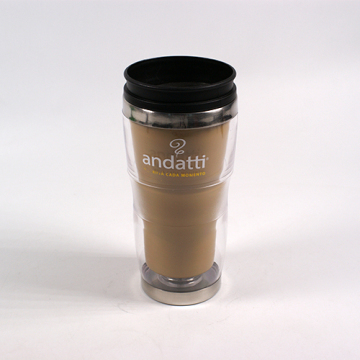 double wall coffee mug for brand