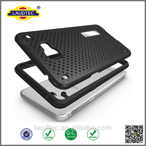 2 in 1 shockproof back cover net case for samsung galaxy A9 with heat radiation function