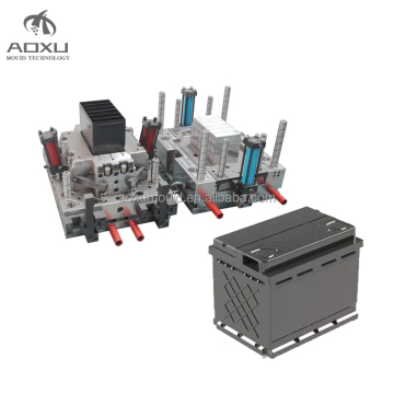 Plastic Car Battery Container Injection Mold