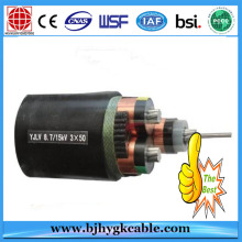 Cable de aislamiento de cobre PVC 6KV cobre XLPE aislamiento