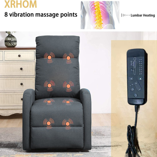 One Seat Fabric Massage Recliner Sofa