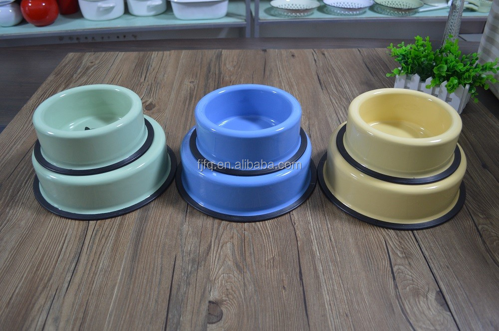 Durable Enamel Pet Bowl Set Pet Tray Cat Feeder Dog Feeder