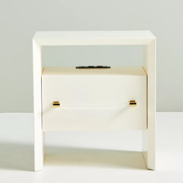 Nordic Luxury Solid Wood Modern Merriton Smart Nightstand for Bedroom Furniture 2024