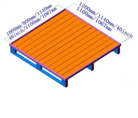 Zinc Plated Steel Pallet for Cold Storage