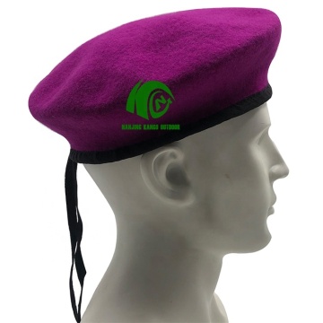 Customized Wool Beret Hat - KANGO Factory High Quality Navy Blue French Beret for Men