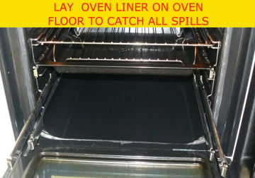 Fits WELL oven liner Cut To different size