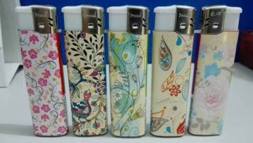 electric plastic lighter disposable gas cigarette lighter