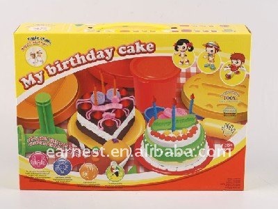 New Promotion Toy Play Dough Set,Play Dough Birthday Cake