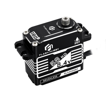 FlashHobby BLS4058RP: High-Power Brushless Motor with Micro Servo for RC Helicopter, Plane, Boat, and Car