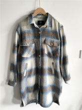 Ladies' Casual Plaid Coat