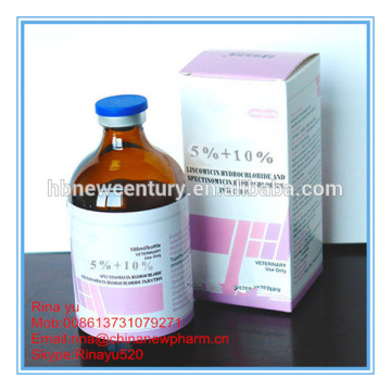 Spectinomycin HCL and Lincomycine Hcl injection for veterinary use only