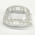 Custom Tonneau Sapphire crystal Watch Case