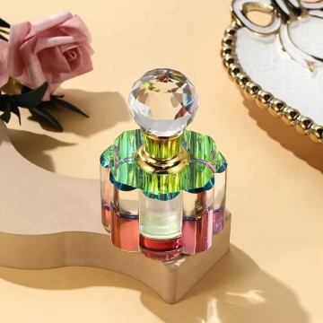 clear empty High-end luxury perfume bottle essential oil bottle crystal bottle
