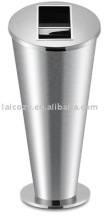 Hotel Stainless steel dustbin with ashtray