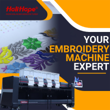 Industrial Magnetic Frame Embroidery Machine for Hats and Clothing