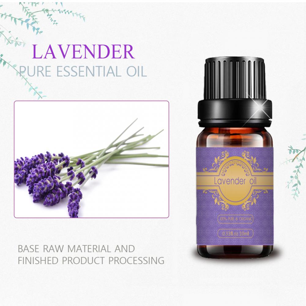 Fragancia masaje corporal de aceite de lavanda esencial para spa