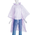 Logo personnalisé Poncho de pluie jetable coloré