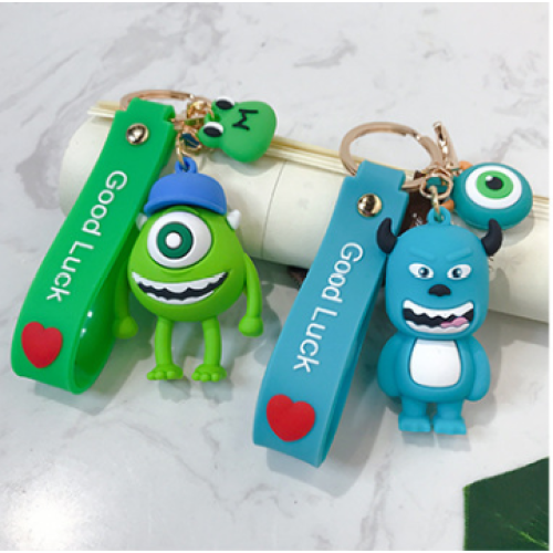 pvc keychain online Customised Rubber Cartoon Keychain Factory