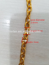 fashion aluminum chain jewelry accessories
