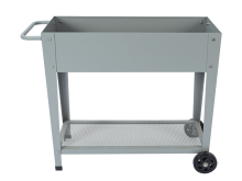 Metal Garden Planter Box with Wheels for Outdoor/Indoor