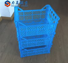 New-design plastic basket crate mold for household use