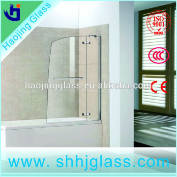 Clear Tempered Frameless Shower Door Glass