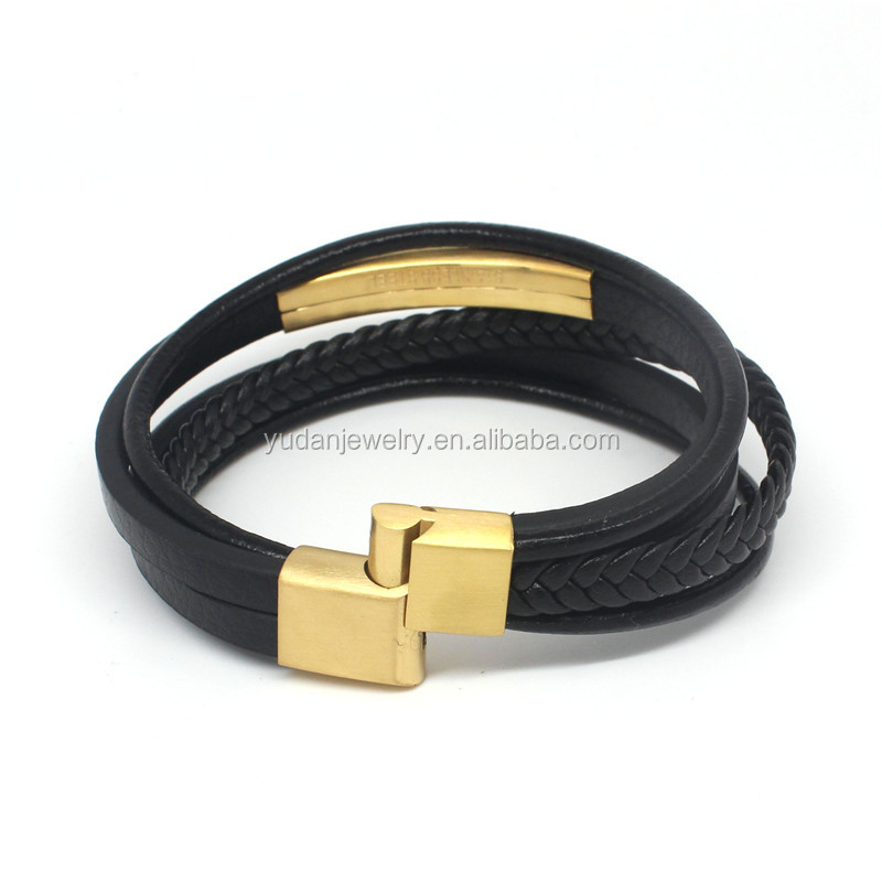 2019 New Fashion Jewelry Luxury Leather Bracelet