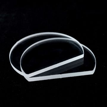 Clear Fused Circular Quartz Slices Glass Plate Sheet