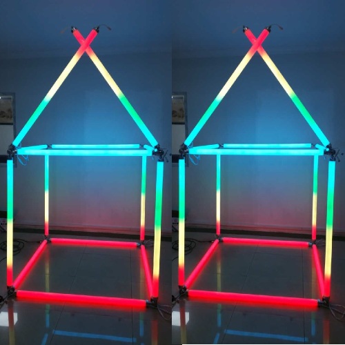 360 Degree DMX512 RGB Madrix 3D LED Tube