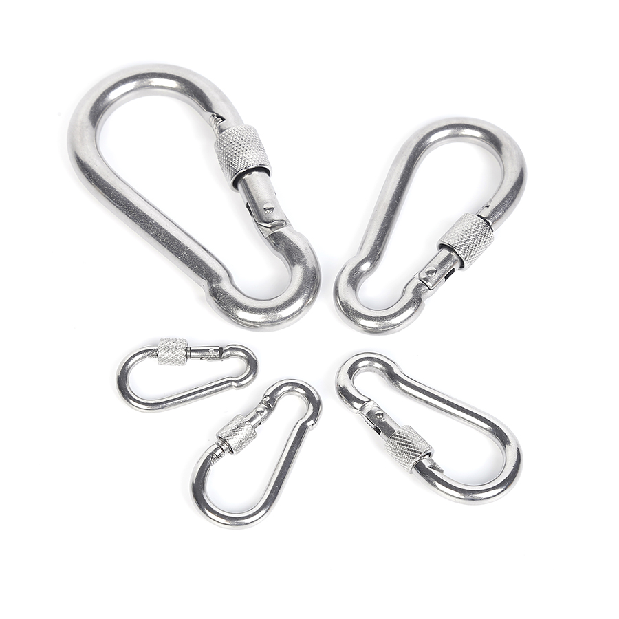 Stainless Steel Shackle With Female Spring Buckle