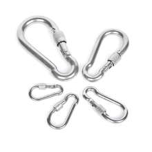 Stainless Steel Shackle With Female Spring Buckle